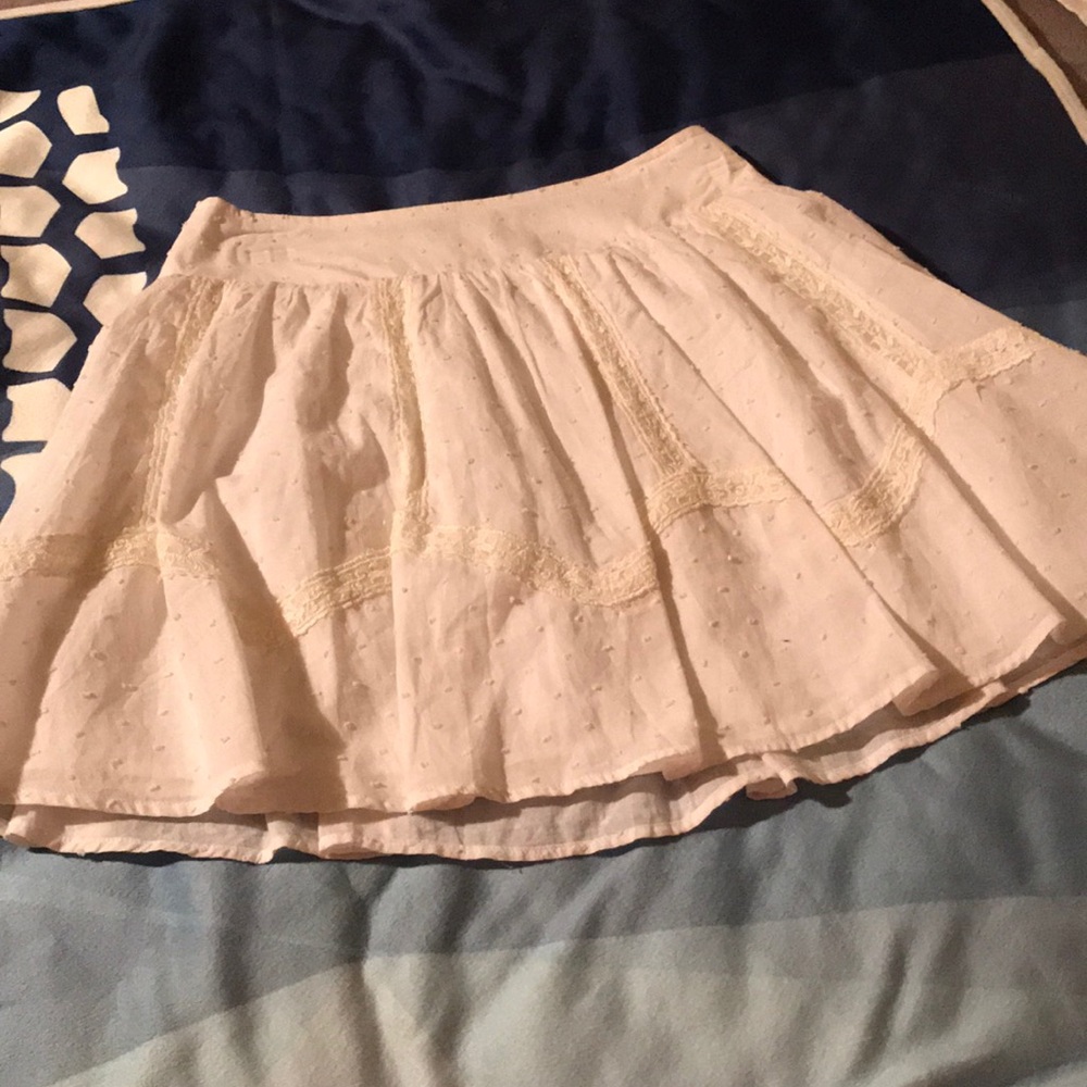 White Flow-y Skirt